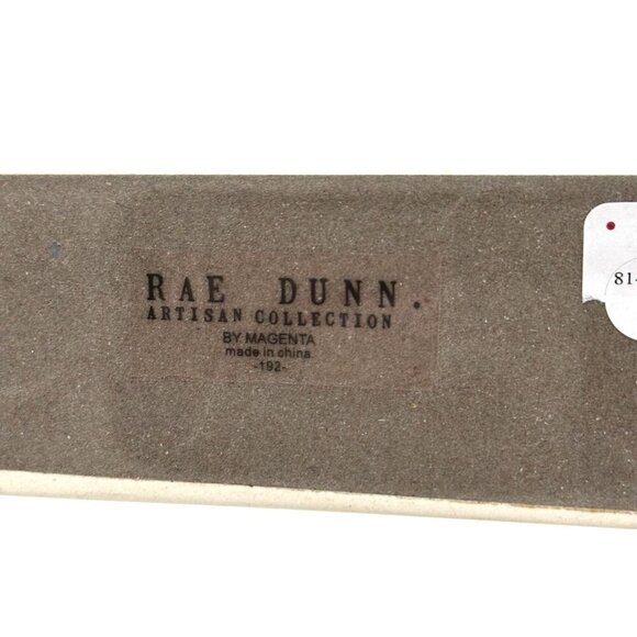 Rae Dunn BLESSED Ceramic Desk Nameplate Sign Paperweight Office Decor Gift - Picture 4 of 7
